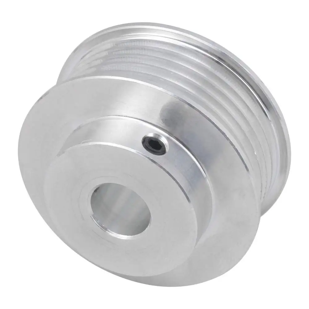 14mm Bore 31mm Dia 6061 Aluminum V-Type Belt Pulley 5 Slots for PJ Multi Wedge