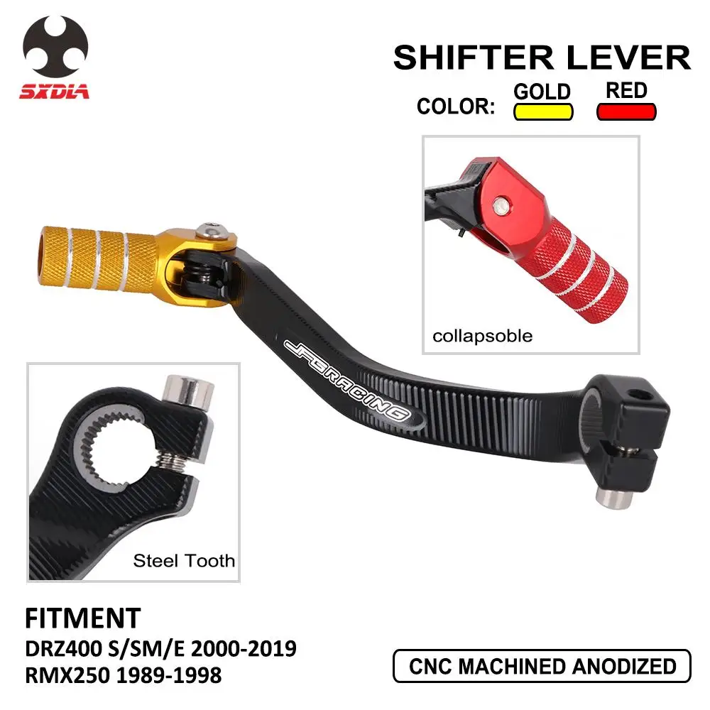 Motorcycle CNC Gear Shift Shifter Lever For Suzuki DRZ400 DRZ400S DRZ400SM DRZ400E 2000-2019 RMX250 1989-1998 DRZ 400 S SM E