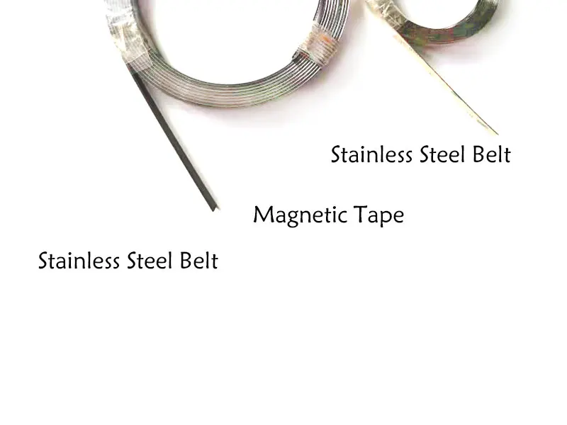 Hochpräzises 5+5mm Magnetband mit 5mm Polabstand für 5µm Magnetsensor Drehmaschinen Holzbearbeitung Steinmaschinen – Detail 9