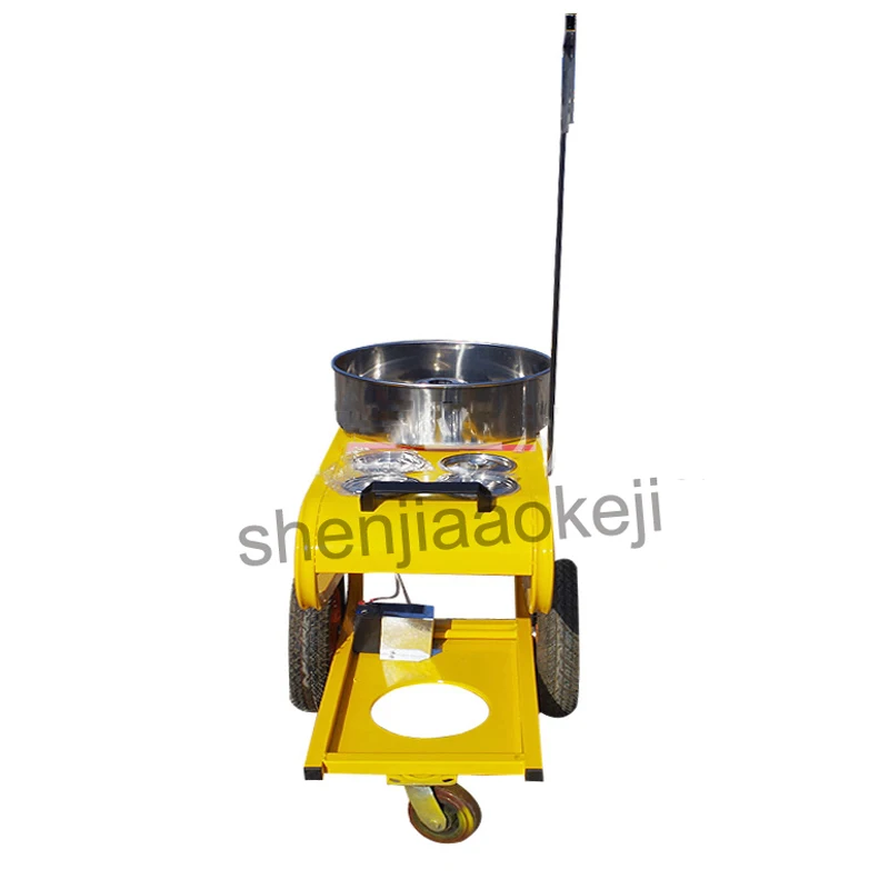 Аппарат для производства хлопковой конфеты, аппарат для производства хлопковой конфеты, электрическая тележка для коляски с начесом, аппарат для подогрева, аппарат для производства хлопковой конфеты