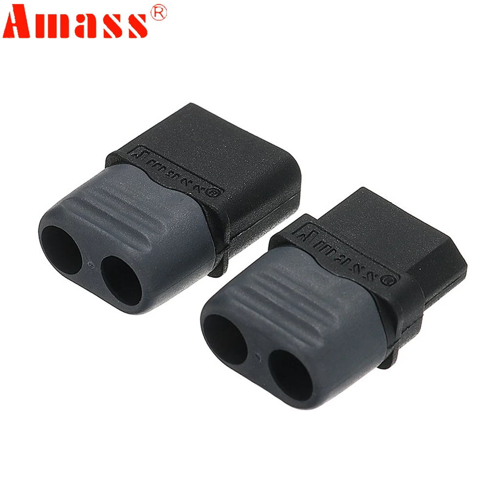 5pair/lot AMASS XT60+ XT60H XT 60 Plug Connectors 60A-100A 0.8mΩ With Sheath Housing For RC Lipo Battery Motor ESC Model Toy