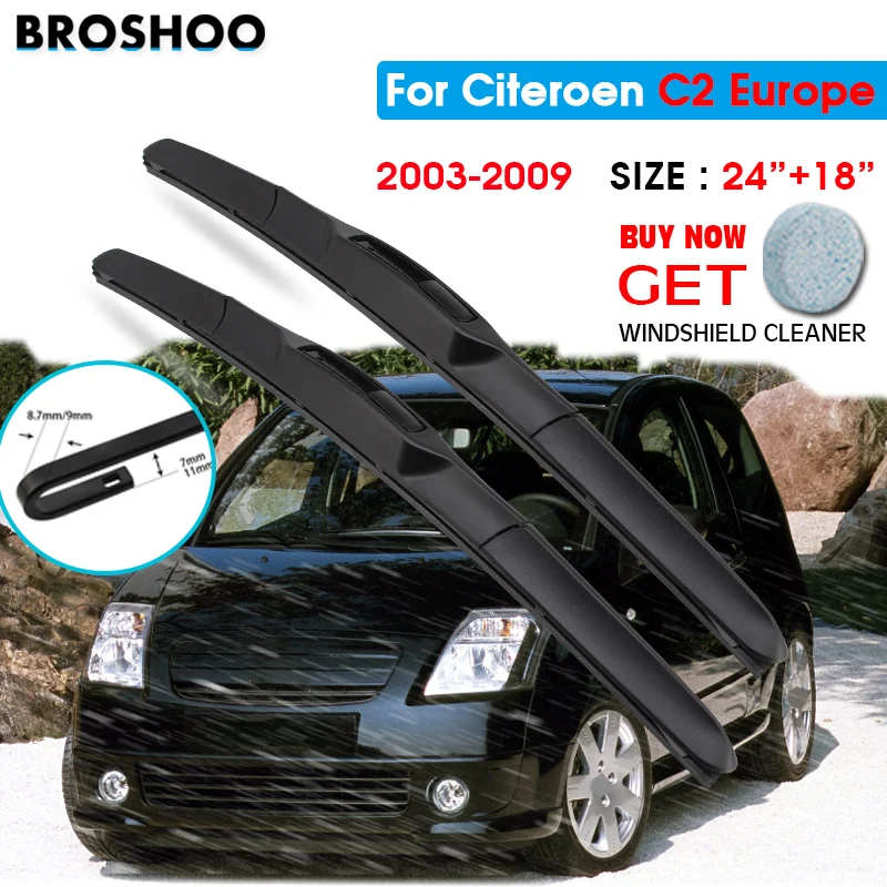 Car Wiper Blade For CITROEN C2 Europe 24\