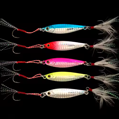 Shore Cast Fishing Lure Slow Shaking Jigbait 7g/10g/15g/20g/25g/30g/40g/60g Jig Artificial Metal Lure Bait 1 Piece Sale - Image 5