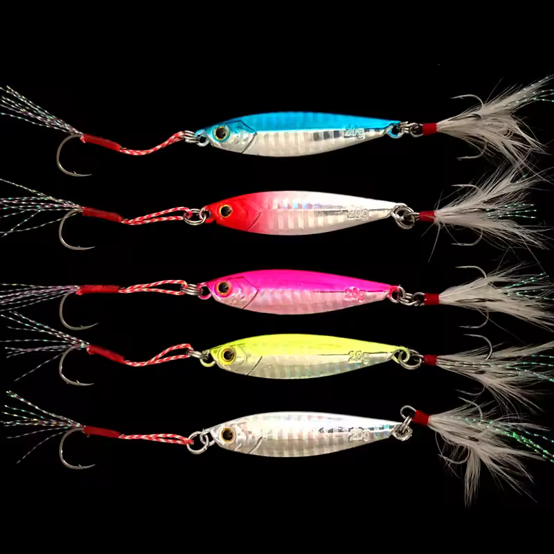 Shore Cast Fishing Lure Slow Shaking Jigbait 7g/10g/15g/20g/25g/30g/40g/60g Jig Artificial Metal Lure Bait 1 Piece Sale - Image 5