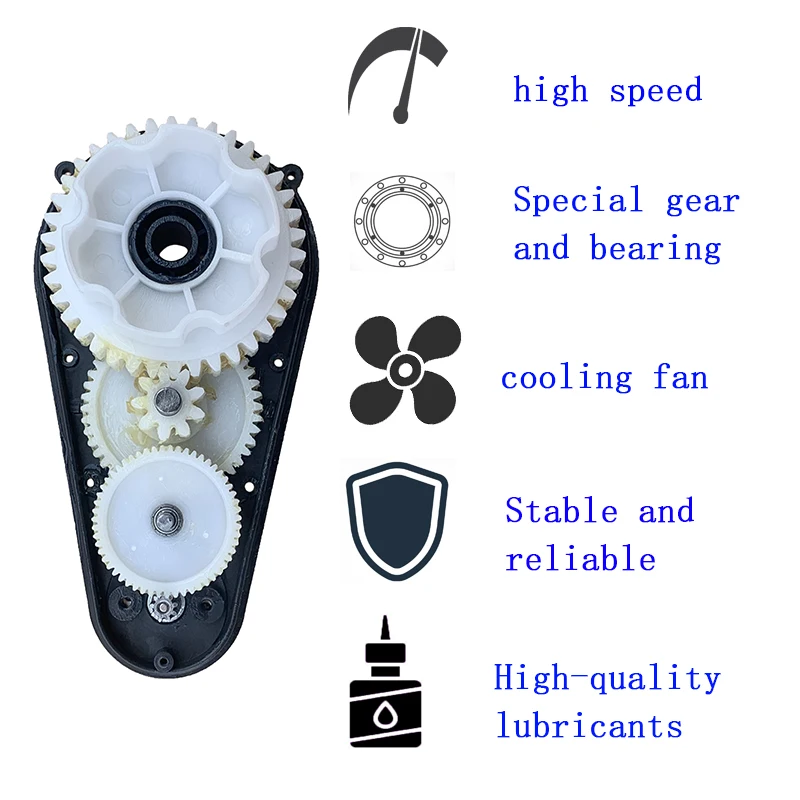 Children electric car gearbox with motor 12V motor gear box,15000rpm 35000rpm baby car reducer gearbox,570