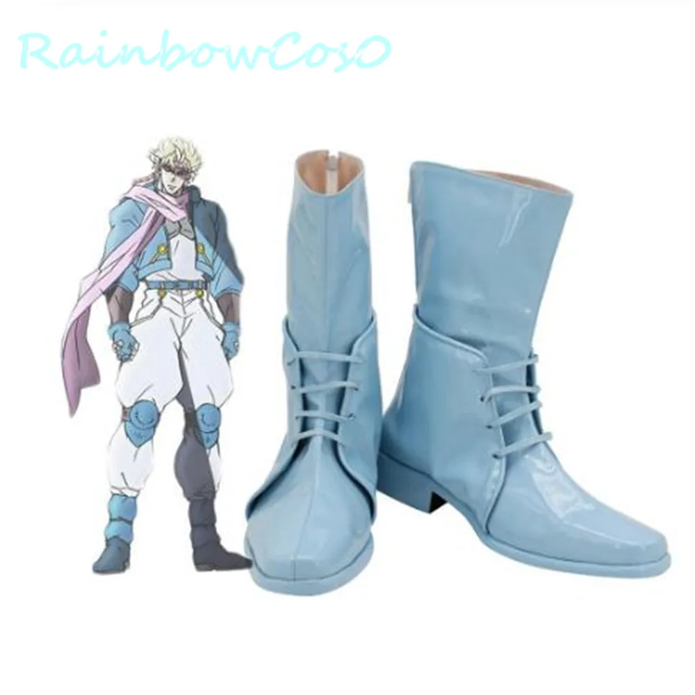 

JoJo's Bizarre Adventure Caesar Anthonio Zeppeli Cosplay Shoes Boots Game Anime Halloween RainbowCos0 W1172