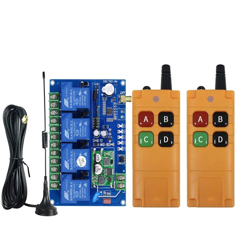 

DC12V 24V 36V 48V 30A relay RF Wireless Remote Control switch receiver transmitter 3000m