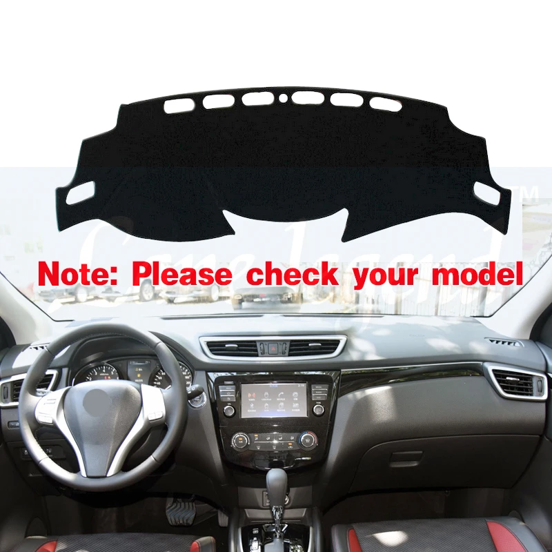 For Nissan Qashqai J11 2014 2015 2016 2017 2018 Anti-Slip Mat Dashboard Cover Pad Sunshade Dashmat Dash Carpet Car Accessories