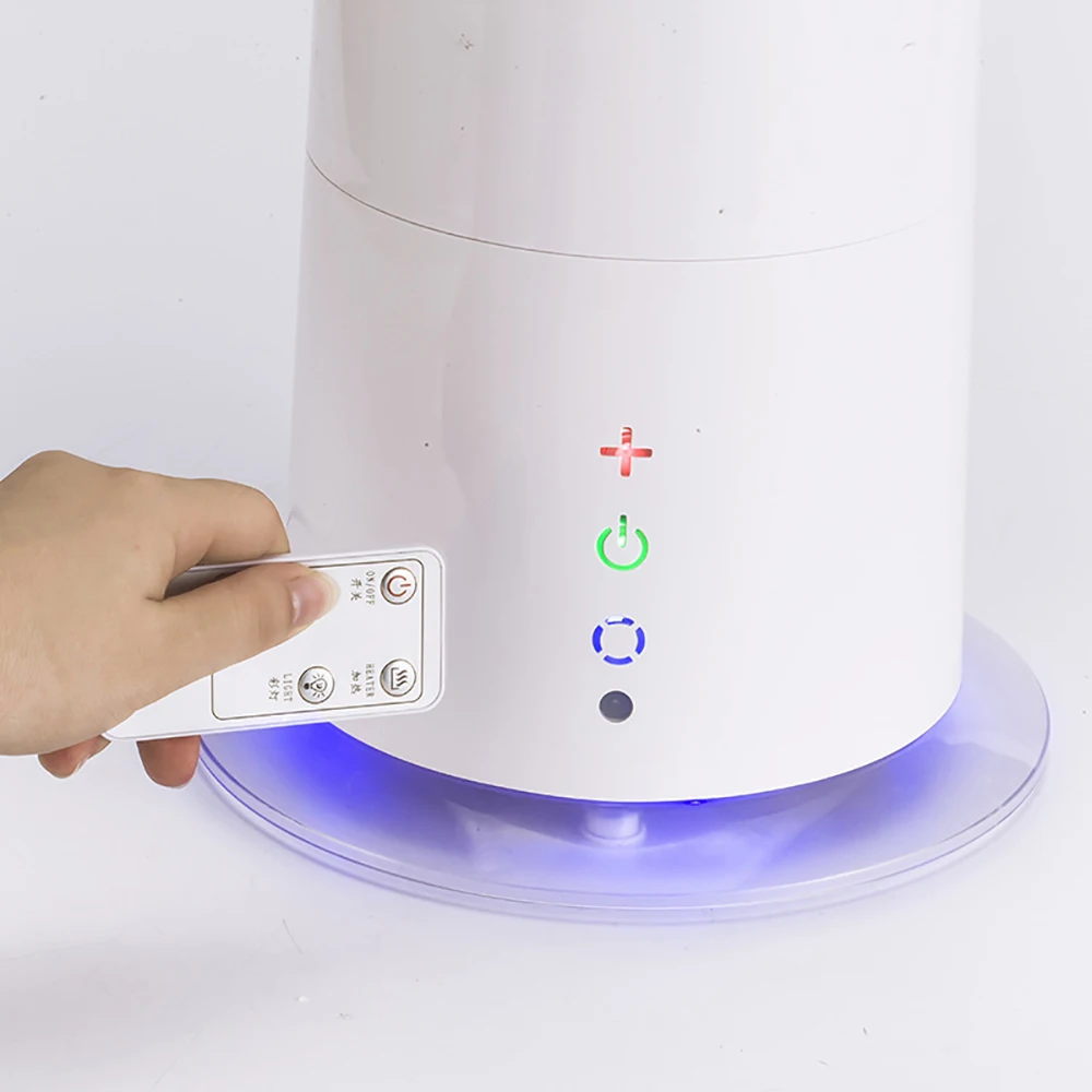 รีโมทคอนโทรลชั้น Air Ultrasonic Humidifier ครัวเรือน Living Room Desktop Atomizer ขนาดใหญ่หมอกที่มีสีสัน Night Light