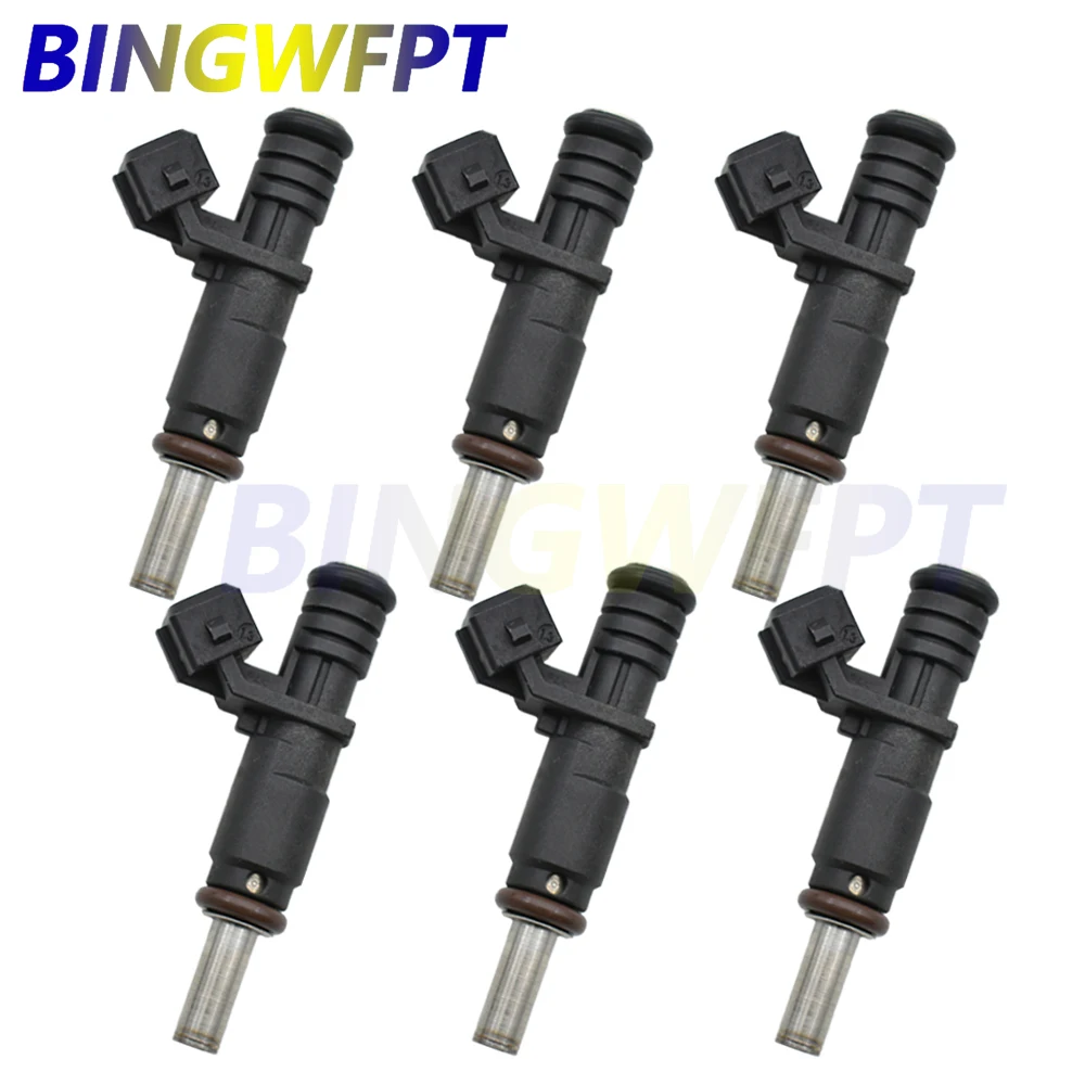 

6PCS Fuel Injector Nozzle 13537531634 7531634 For BMW BMW E87 E90 E91 E60 E61 E63 E65 E83 E85 N52 3.0L L6 2007-2013