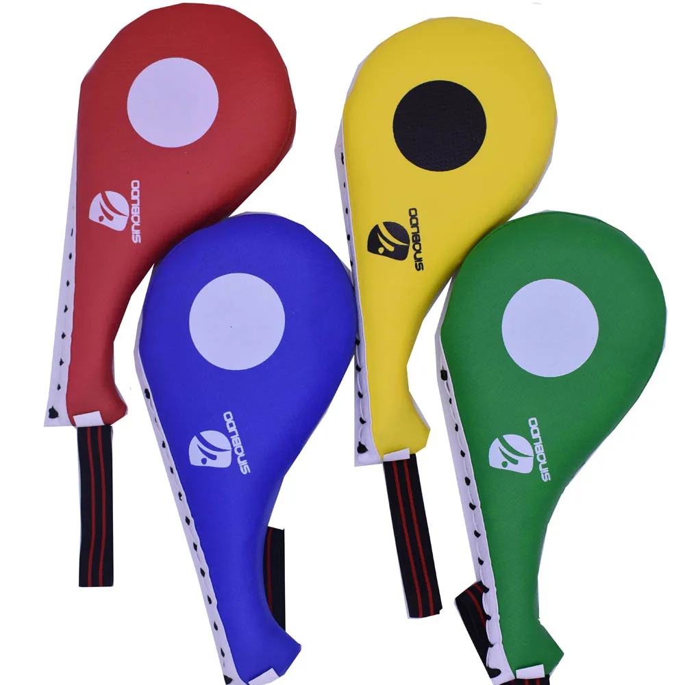 SINOBUDO Taekwondo Foot Target Double Kick Pad durevole Foot Target Boxing Sanda Training Hand Kick Pad sacco da boxe adulto Kid