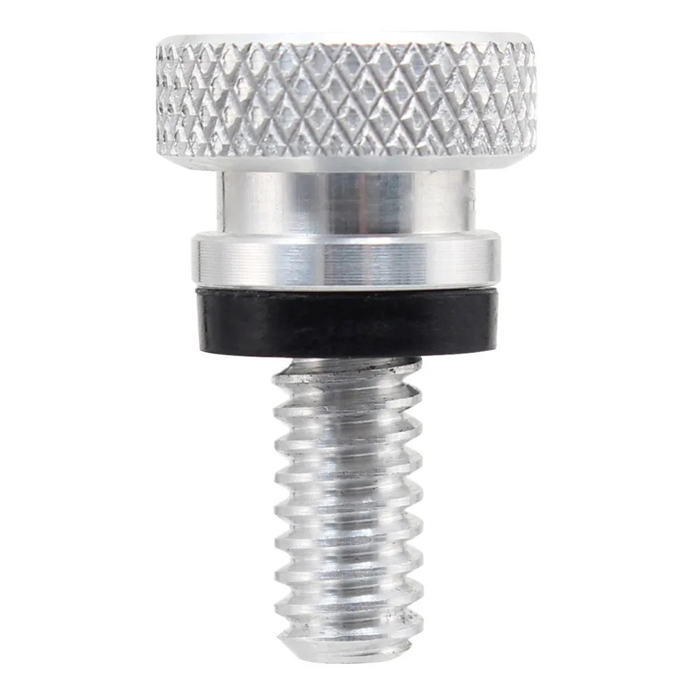 Mini guardabarros trasero de 1/4 pulgadas para asiento de pasajero, tornillo de lengüeta para Harley Sportster XL 883 1200 Dyna Bob Touring Glide