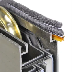 5/10M Door Window Sealing Strip 3mm card slot Sound Insulation Wind-proof brush seal Filler Hair tape Home Hardware Accessories