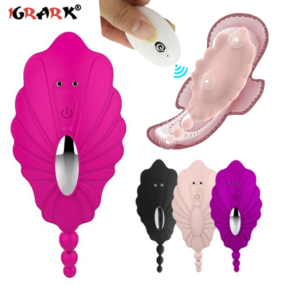 Wearable Butterfly Panties Wireless Vibrator for Women Female G Spot Clitoris Stimulator Love Egg Vagina Massager Adult Sex Toys