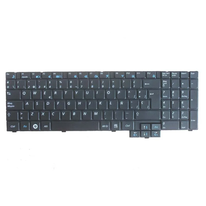Teclado SP para ordenador portátil, nuevo accesorio para Samsung R620, R528, R530, R540, NP-R620, R525, NP-R525, R517, R523, RV508, en español y negro