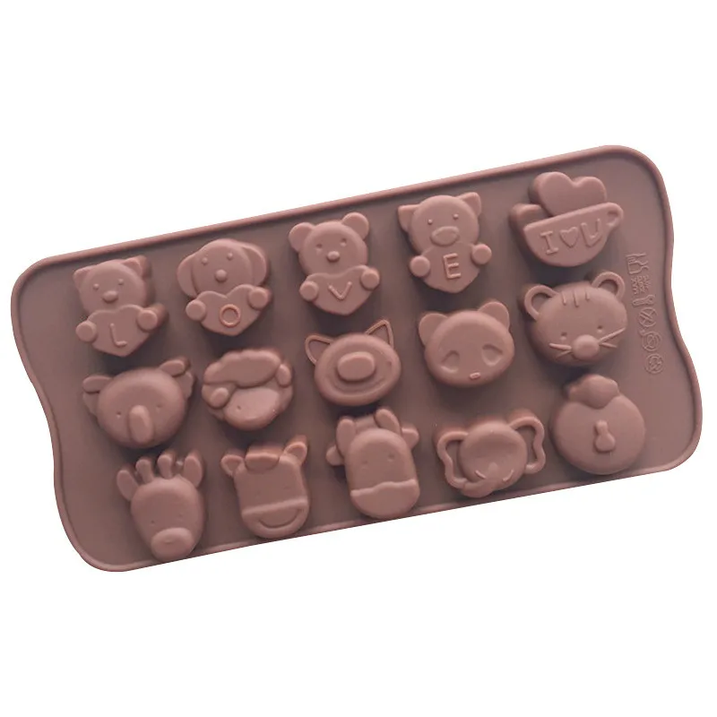 HMROVOOM  DIY Baking Mould 15  Boys and Girls Silicone Jelly Pudding Hand Soap mould