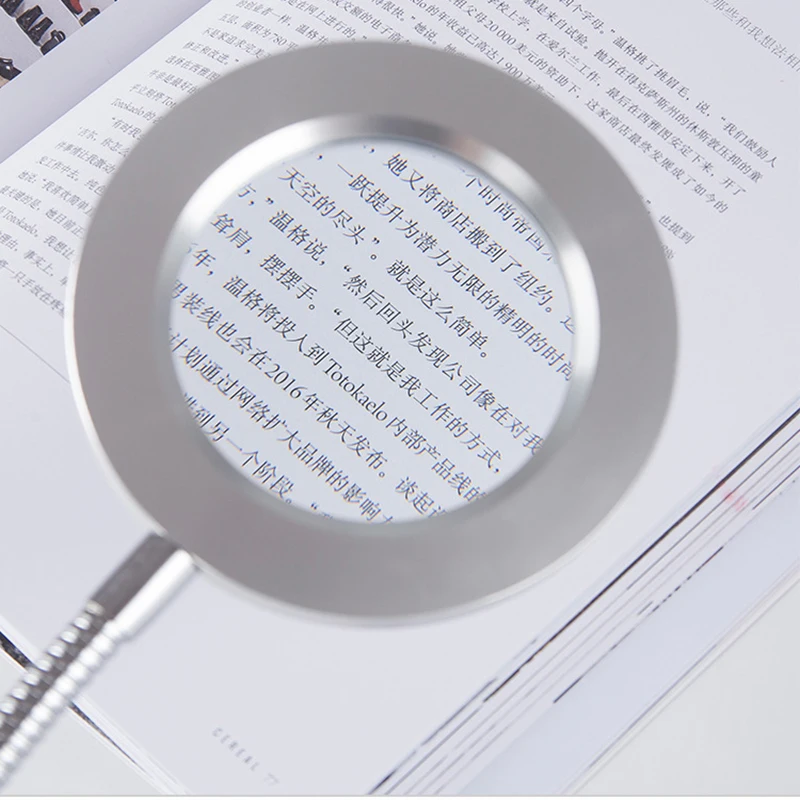Imagem -05 - Iluminado Desktop Magnifier Rotação Flexível Lupa para Ferro de Solda Reparação Candeeiro de Mesa Skincare Beauty Tool 8x