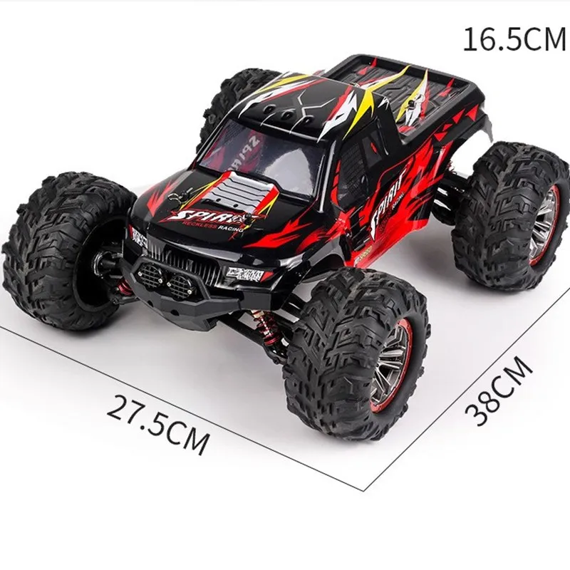 Alloy Off-Road High-Speed RC Car 2.4G 1:10 60KM/H 150M Waterproof Independent Shock Absorber RC Off-Road Climbing Car Model Toy