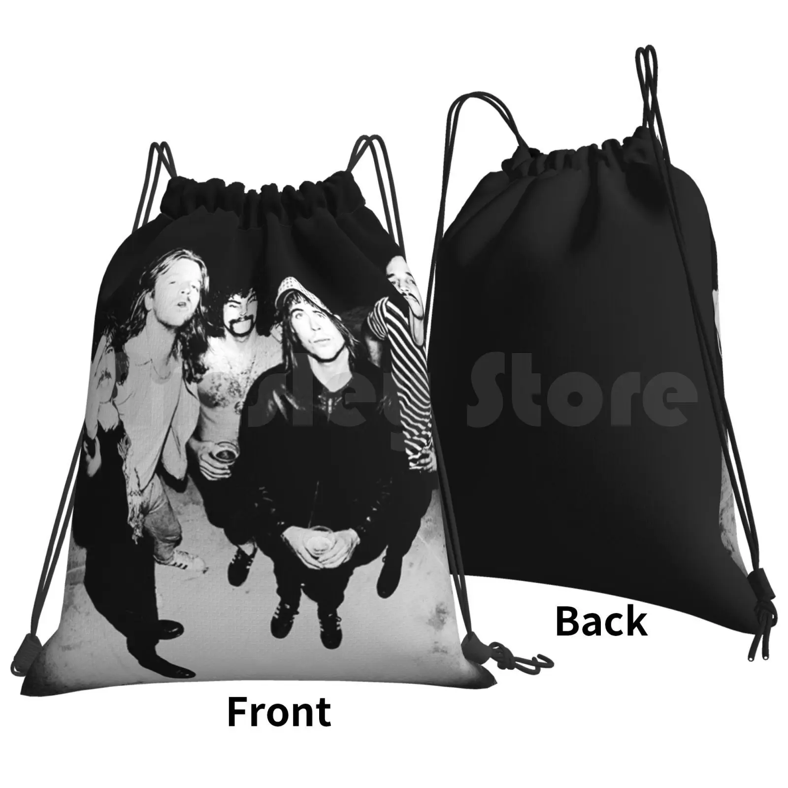 Sticky Fingers Backpack Drawstring Bag Riding Climbing Gym Bag Sticky Fingers Sticky Fingers Band Indie Grunge Alternative