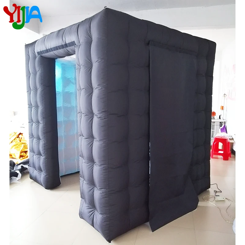 New hot white or Black photo booth rentals inflatable led photo booth for party wedding