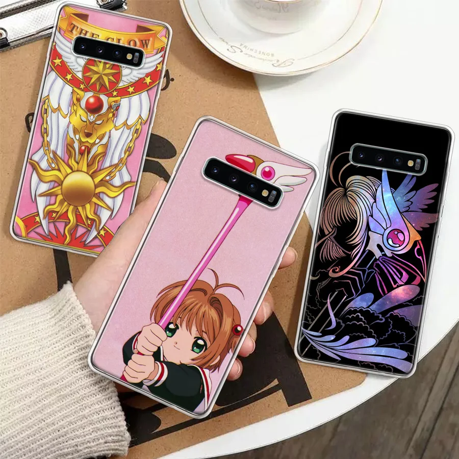 Card Captor Sakura Anime Silicon Call Phone Case For Samsung Galaxy A51 A50 A71 A70 A41 A40 A31 A30 A21S A20E A10 A6 A7 A8 A9 Co