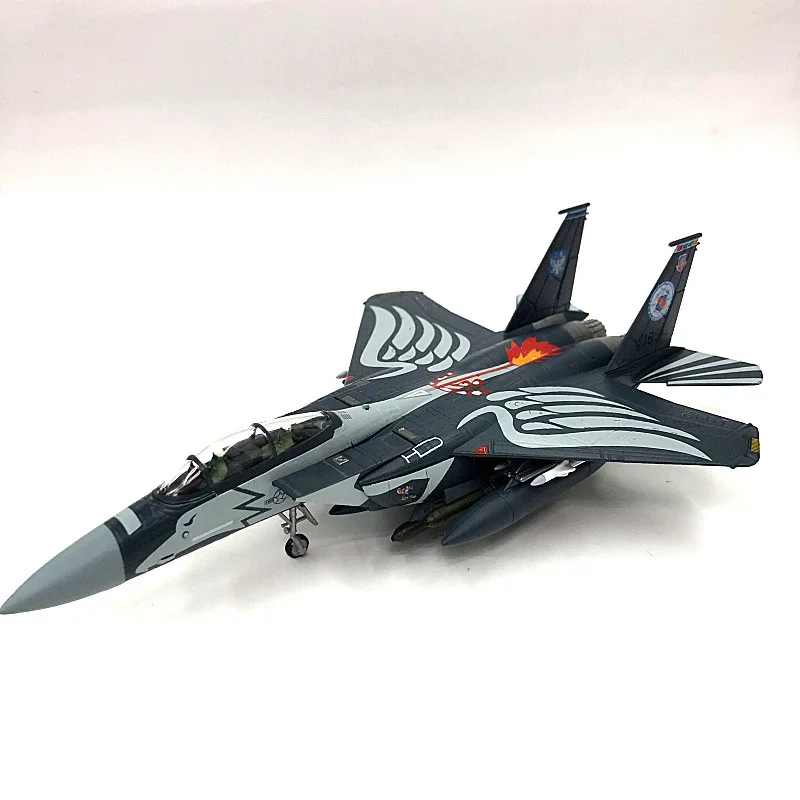 JASON TUTU Diecast Metal 1/100 Scale US Army F-15E Strike Eagle All-weather dual mission fighter Model Planes Drop Shipping