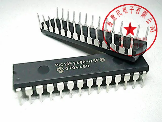 5pcs PIC18F2480-I/SP,PDIP-28