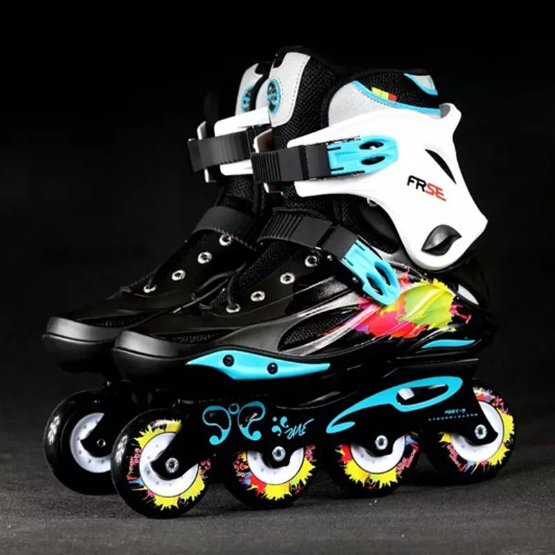 Skate Original Freestyle M1 Professional Slalom Inline Skates Adult Roller Skating Shoe Sliding Free Skating Patines Adulto