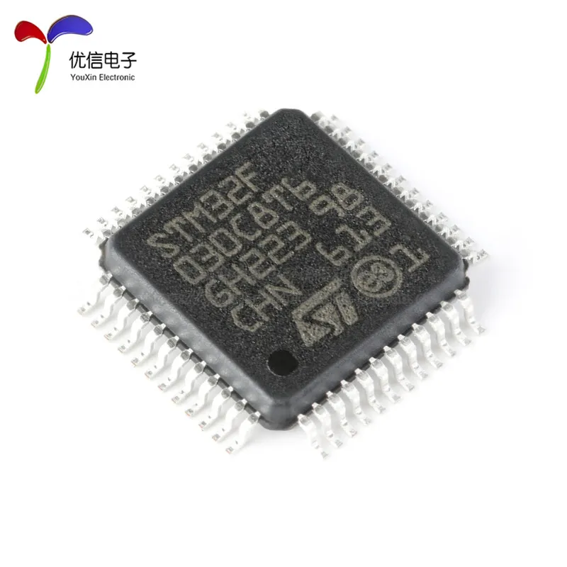 

5PCS/lot Nnew original STM32F030C8T6 STM32F030 32-bit microcontroller 48MHZ LQFP-48 IC chip