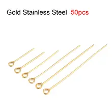 Stainless Steel Flat Head Pins 50-100pcs for Jewelry #4