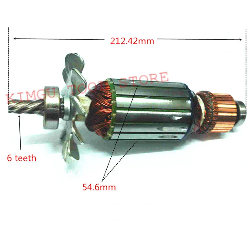 AC220-240V Motor Armature Rotor Engine  for  DEWALT D28710 N085931