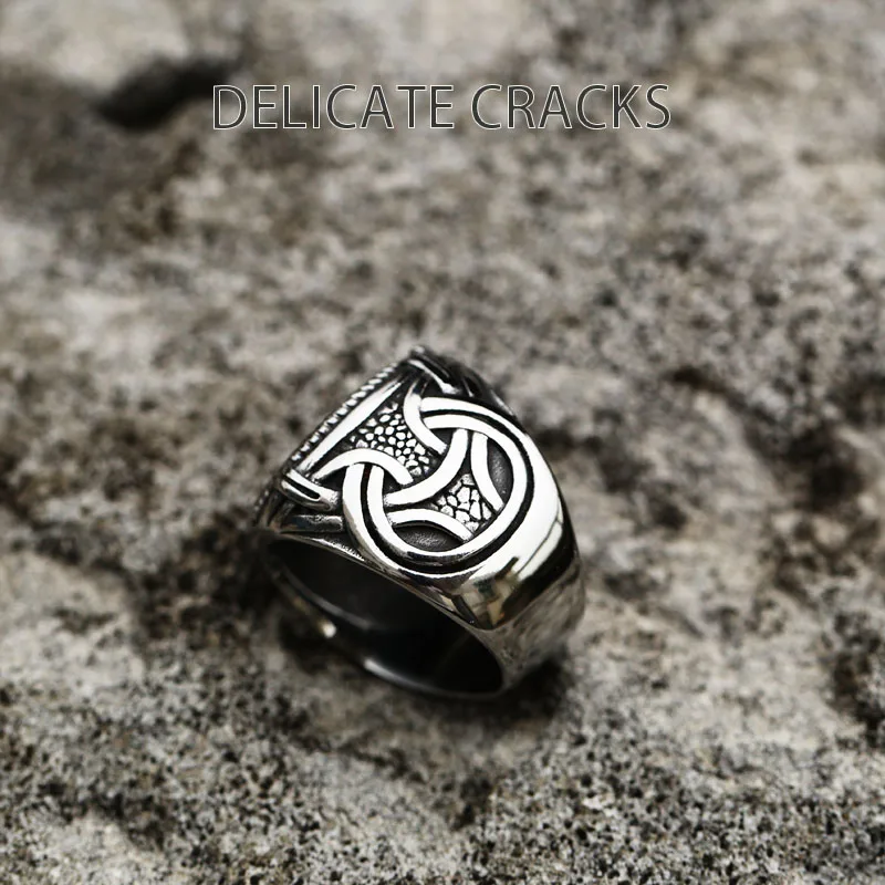 Beier 316L Stainless steel nose viking men ring Dragon Animal Pagan Odin Amulet Vegvisir scandinavian fashion jewelry BR8-622