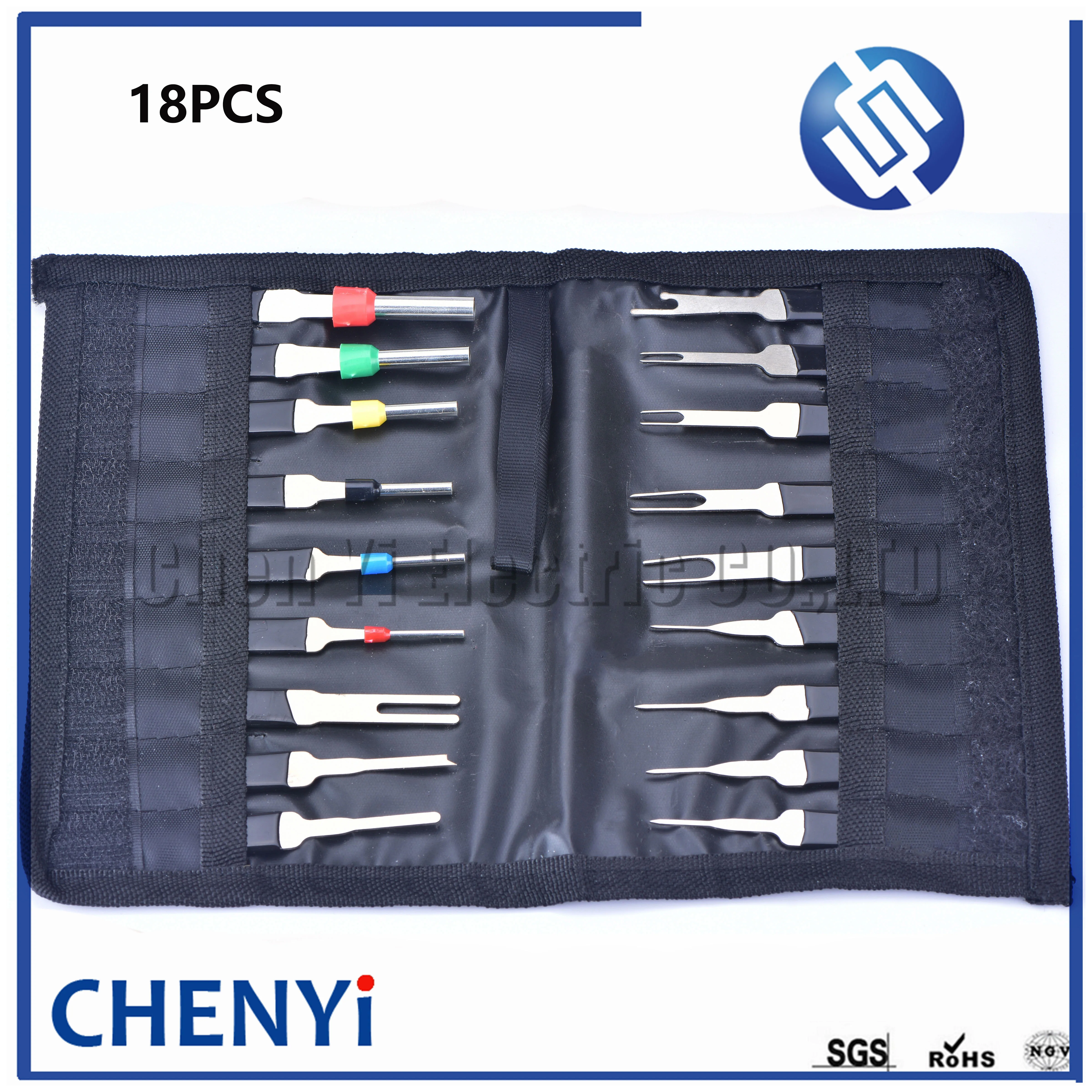 18pcs Car plug terminal removal tool set terminal Pin retractor pick needle harness terminal Needle ejector Needle retractor