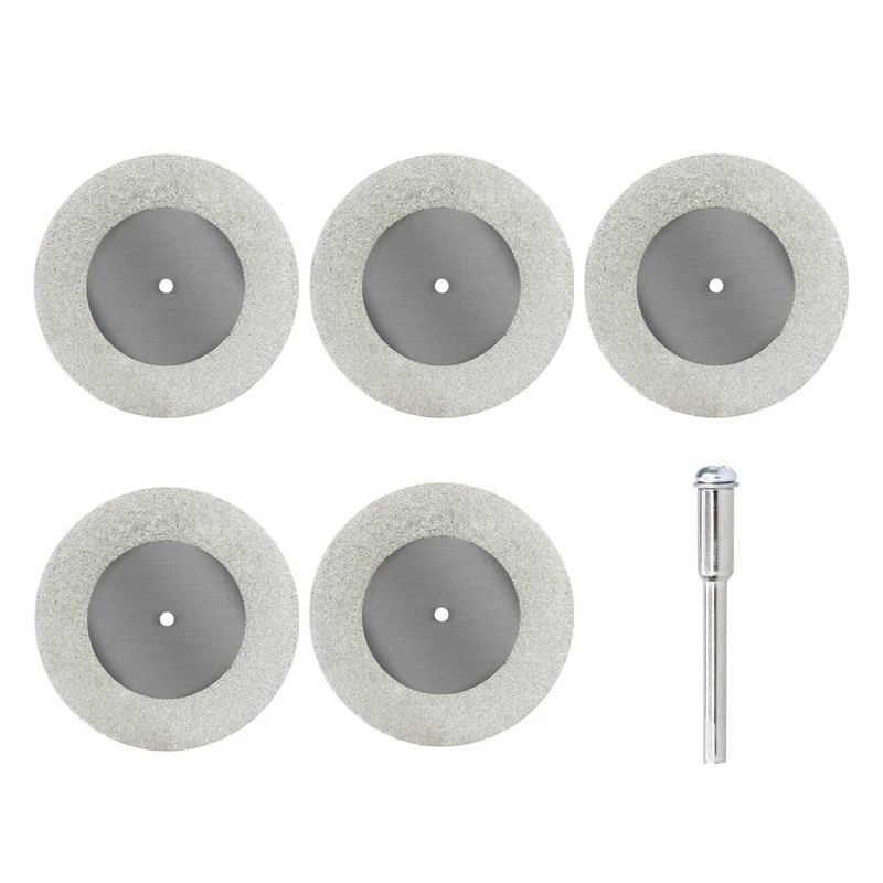 XCAN 16-40mm 5pcs Mini Cutting Disc for Rotory Accessories Diamond Grinding Wheel Crcular Saw Blade Abrasive Diamond Disc