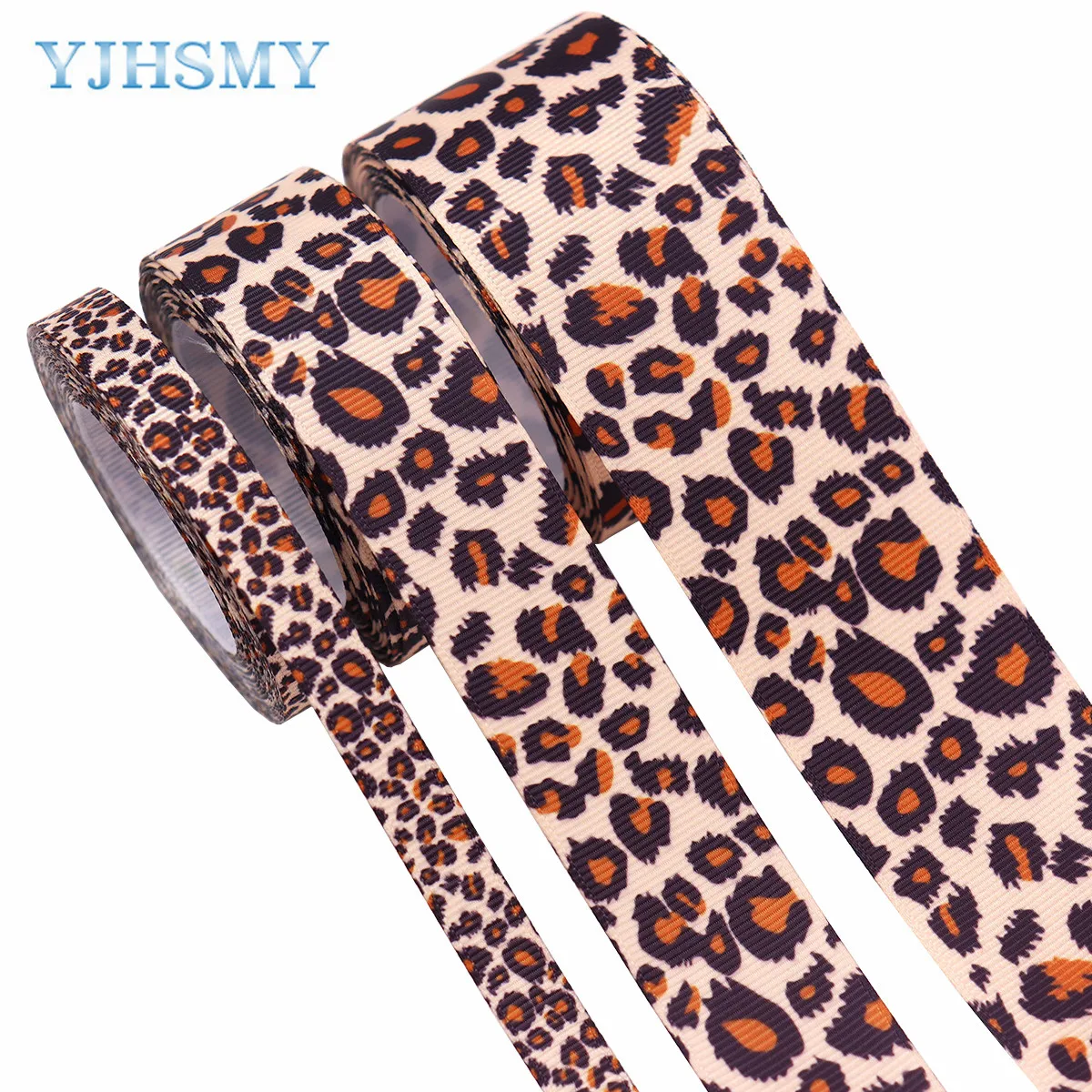 Leopard Print Grosgrain Ribbon 5 Yards Leopard Ribbons Craft Ribbon for Hair Bows Headbands Making and Craft Wrapping