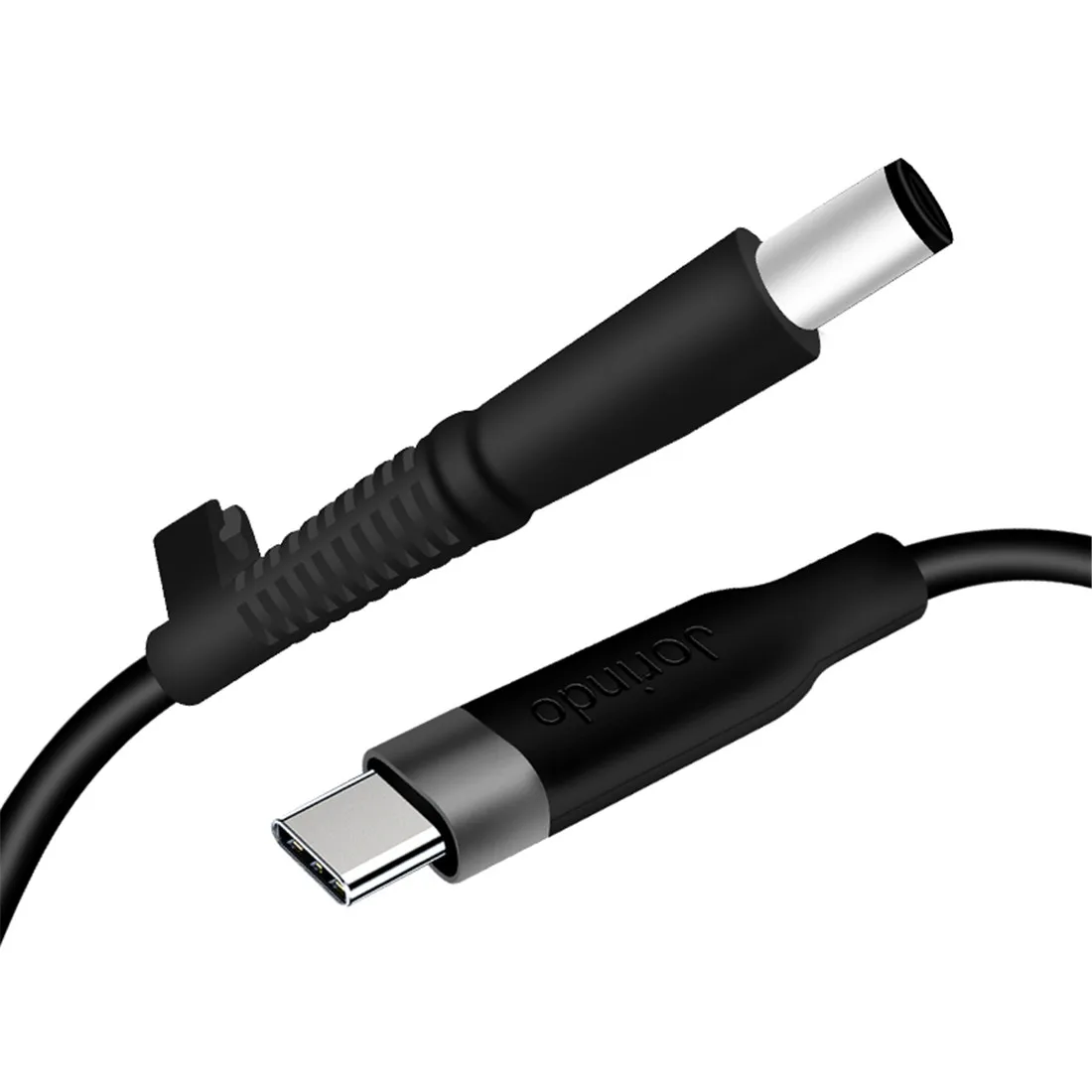 Jorindo-usb type c電源線コンバーター,7.4x5.0mm dcプラグ用,pdコネクタエミュレーター,hpラップトップ用トリガー充電ケーブル