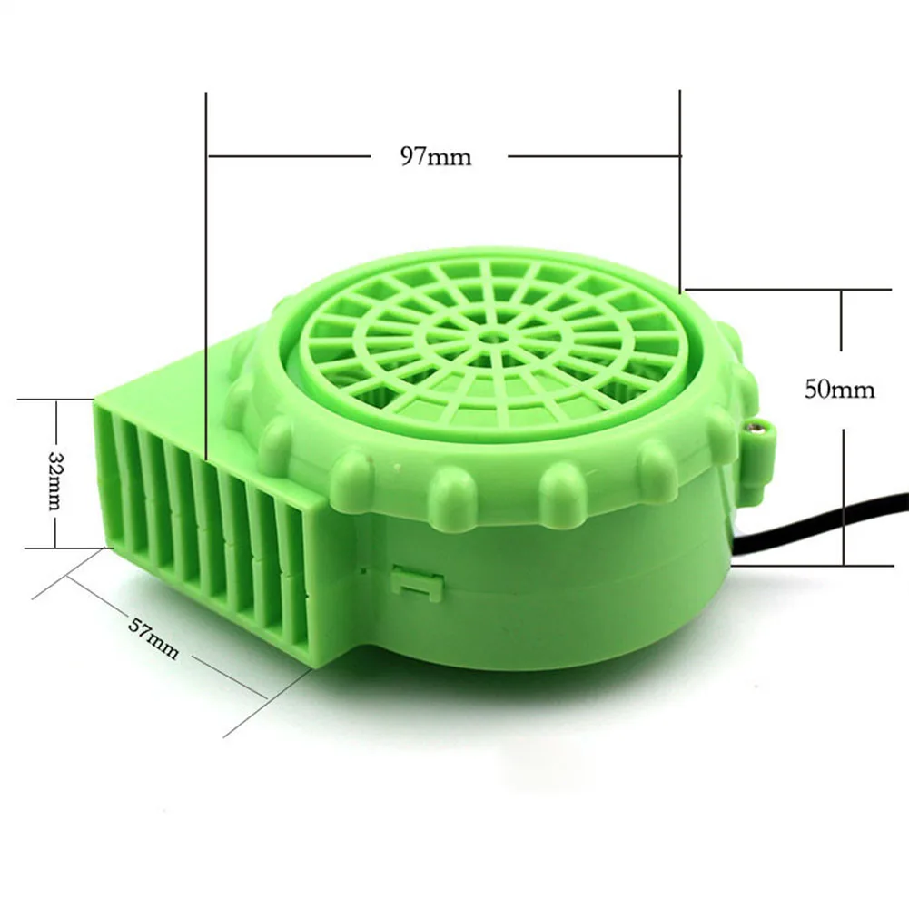 6V Model Pakaian Tiup Built-In Kotak Baterai Kipas Manekin Berjalan Alat Blower Usb Mini Pendingin Halloween