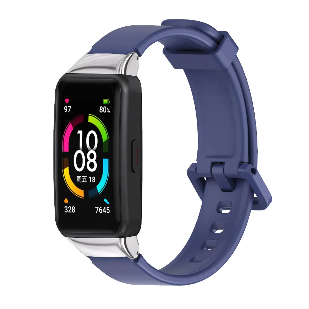Strap For Huawei Band 6 Smart Wristands Replacement Bracelet for Honor Band 6 Strap Silicone Watch Wrist Belt Accessories