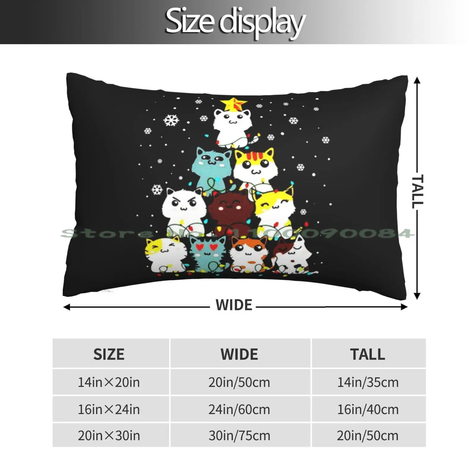 Cat Christmas Tree Pillow Case 20x30 50*75 Sofa Bedroom 4x4 Greece Jdm Racing Wrc Yaris Rally Yaris Gr Rally Yaris Gr Racing Gr