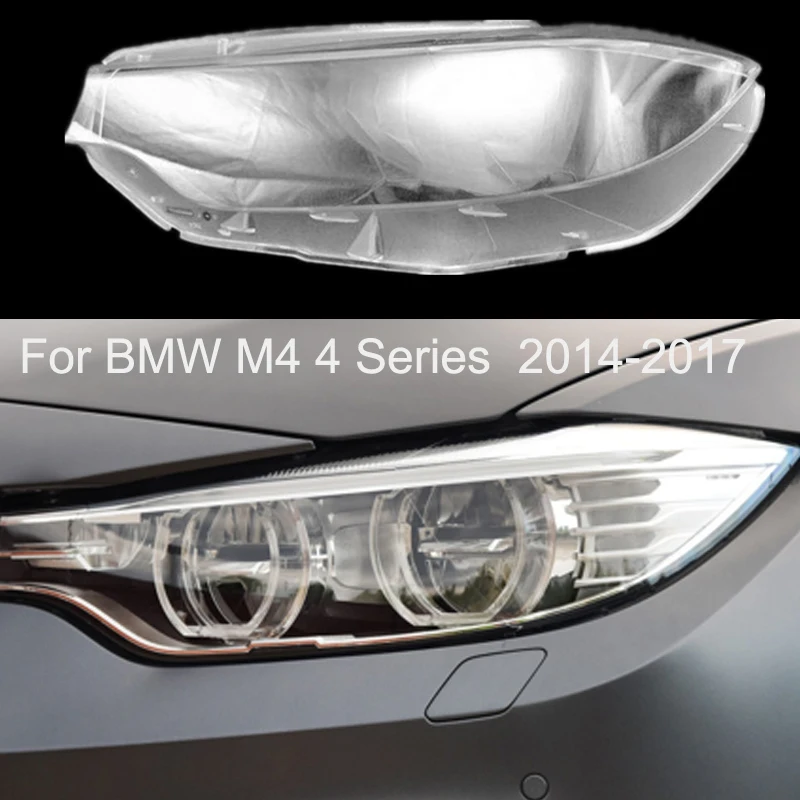 

Car Headlight Lens For BMW M4 4 Series 420i 425 428 430 440 F32 F33 F36 2014-2017 Headlamp Cover Replacement Auto Shell