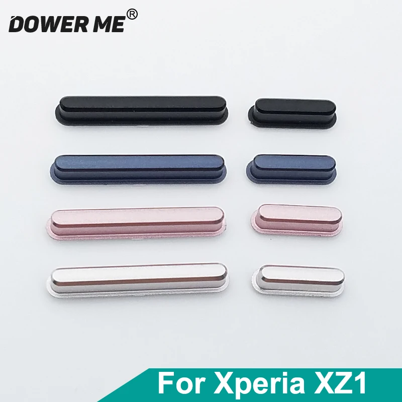 Dower Me Volume Button Camera Switch Key Buttons Replacement For Sony Xperia XZ1 G8342 G8341 Black/Silver/Blue/Pink