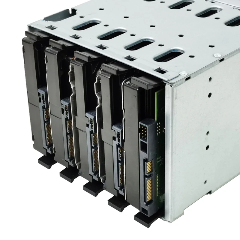 

H55F Hard Cage Stainless Steel 5x3.5 Inch HDD Cage Rack Hard Driver Tray Occupying 3 Optical Positions