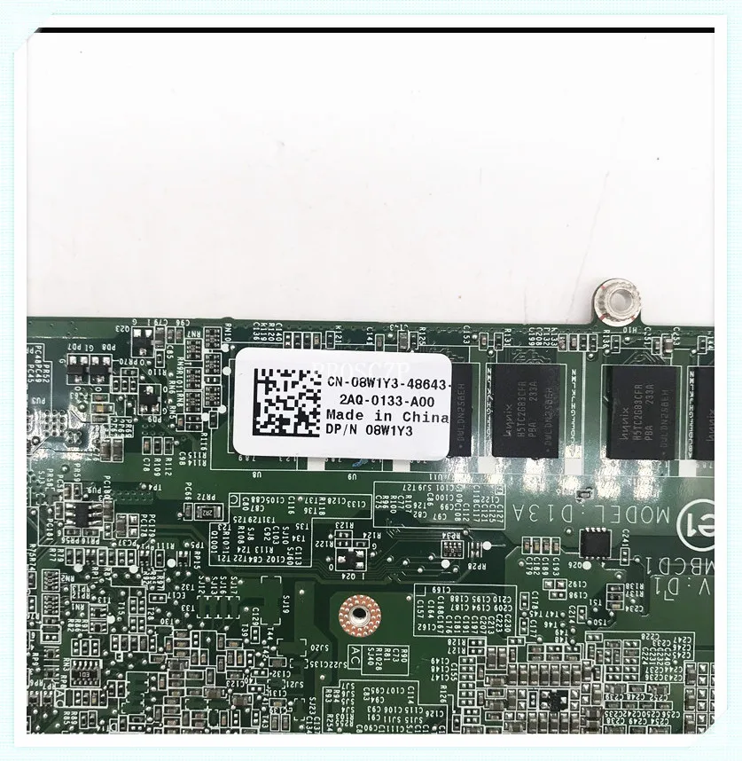 CN-08W1Y3 08W1Y3 8W1Y3 اللوحة الرئيسية لأجهزة الكمبيوتر المحمول DELL XPS 13 L322X داداد13ambcd1 اللوحة الأم مع SR0N8 I5-3317U وحدة المعالجة المركزية 100% تعمل بشكل جيد