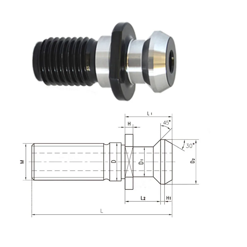 10pcs Good quality  MAZAK40  MAZAK50 Pull Stud high hardness retention Knob CNC holders knob Milling New