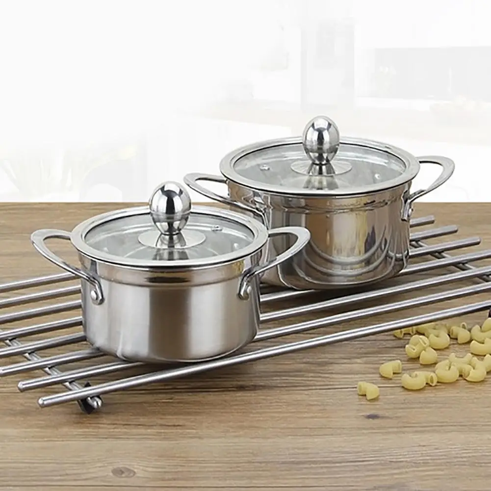 Stainless Steel Thickened Soup Pot Milk Pot Soup Pan Kitchen Boiler Soup Stock Cooking Iduction Gas Pots Boiler Cookware