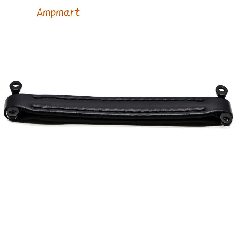 Ampmart Schwarz Vintage Stil Leder Griff Für Fender Gitarre AMP Schrank Mit Schraube 1PC