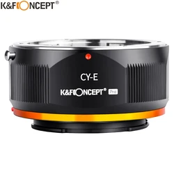 K&F CONCEPT Contax Yashica CY C/Y lens to NEX E Mount Adapter for Contax Yashica to Sony E mount Camera Adapter