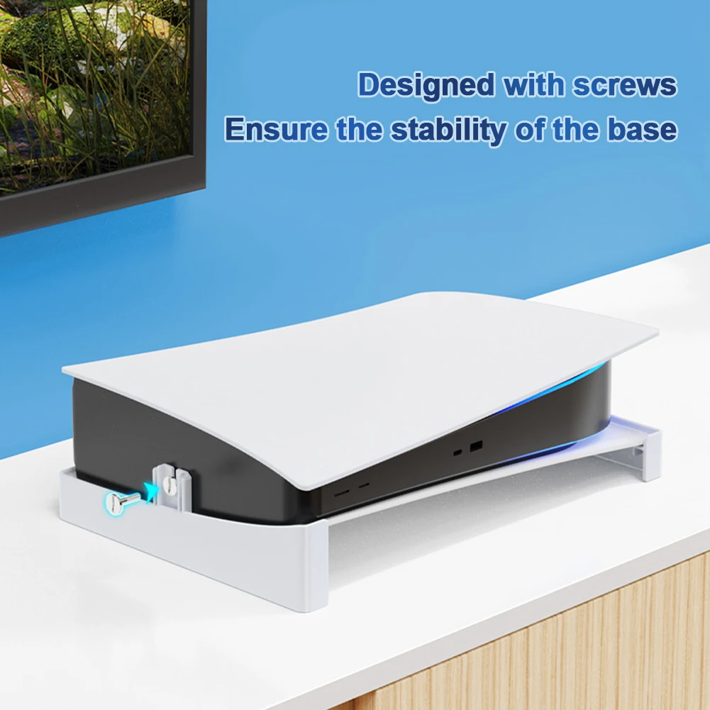 Подставка для игровых дисков, нескользящая подставка для игровой консоли PS5, технические/Цифровые версии, держатель с горизонтальным основ...