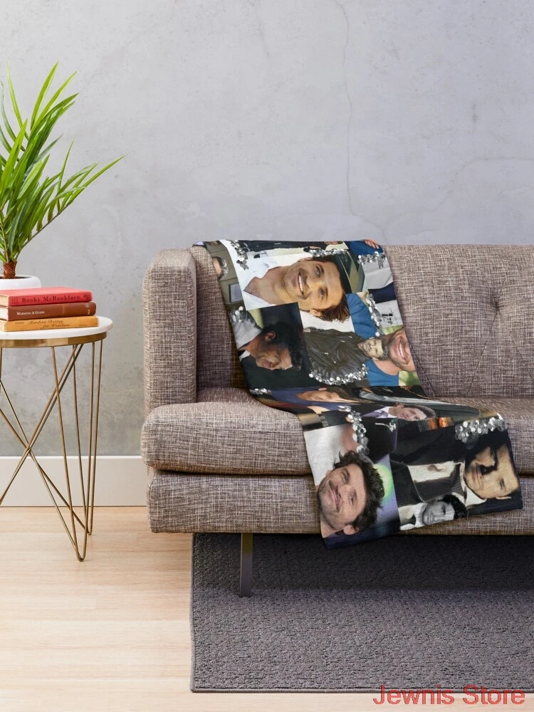 Derek Shepherd Collage Throw Blanket Plush Velvet Warm Decoration Bed Home Throw Sofa Blankets Adult Children Boys Gifts NEW