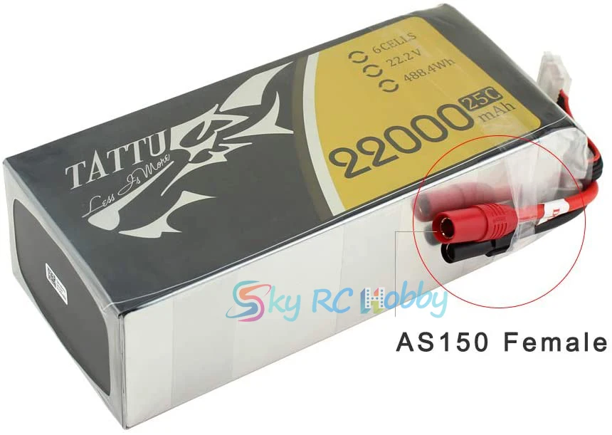 2 Paar/6 Paar Amass AS150 Stecker-Buchse Anti-Funktion-Stecker 7mm vergoldeter Bananenstecker-Set für Batterie, ESC und Ladekabel – Detail 10